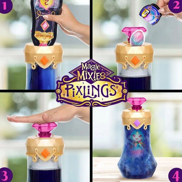 Magic Mixies Pixlings Amber – Interaktive Drachenpuppe mit Eliksir 5+
