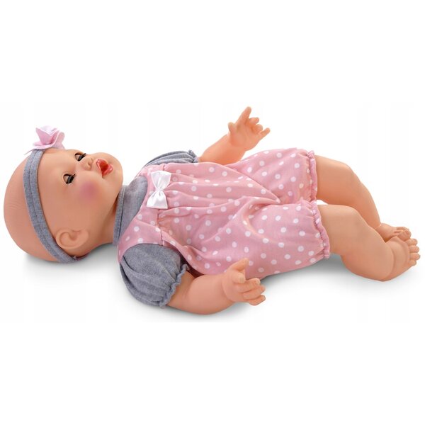 Baby Doll Natalia Mimic 41 cm con ciuccio - Giocattolo sonoro interattivo