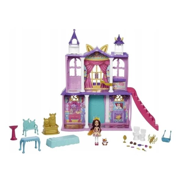 Enchantimals Royal Palace mit Felicity Fox und Zubehör – Kreativspiel für Kinder