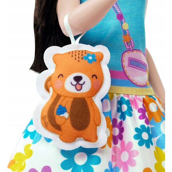 Barbie My First Puppe Renee 34 cm für Kinder +3 Jahre mit blauem Kleid