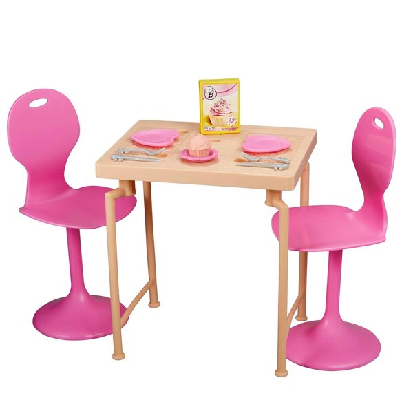 Barbie und Chelsea Küchenset mit Doppelofen und Zubehör für Kinder ab 3 Jahren