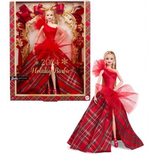 Barbie Holiday 2024 Elegant Festive Collection Puppe im Abendkleid, 29 cm