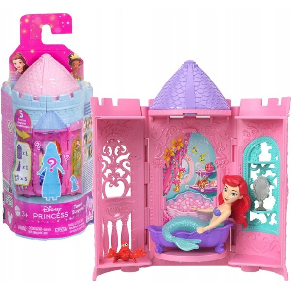 Bambola Disney Princess Torre Viola con Principessa Ariel e Accessori Mattel