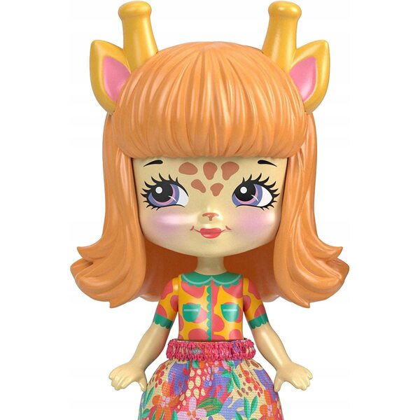 Enchantimals Chatka Domok Griselda Giraffenpuppe mit Überraschungen und Zubehör