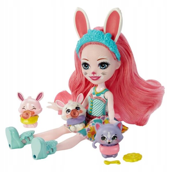 Enchantimals Baby Best Friends Bree Bunny Puppen- und Tierset für Kinder