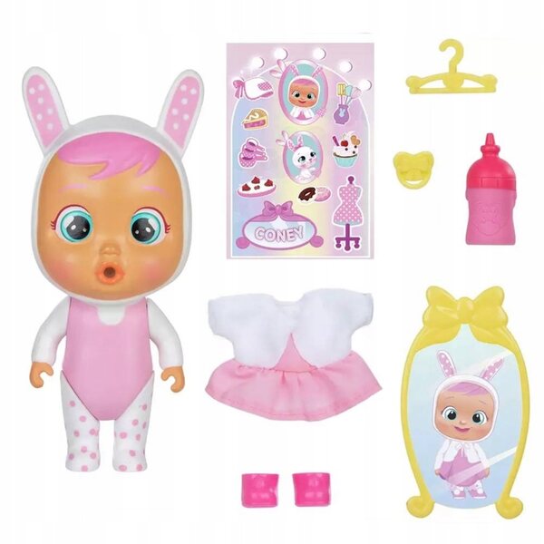 Bambola Cry Babies Magic Tears Dress Me Up Storyland 13 cm con Dometto e Vestiti