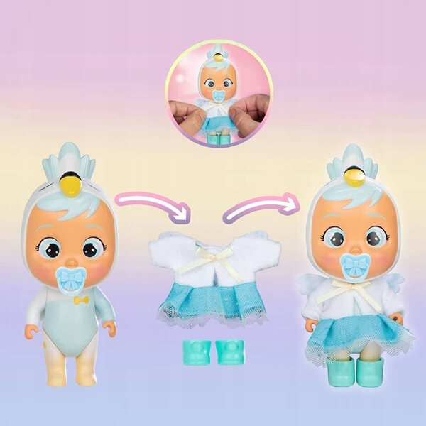 Bambola Cry Babies Magic Tears Dress Me Up Storyland 13 cm con Dometto e Vestiti