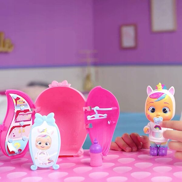 Bambola Cry Babies Magic Tears Dress Me Up Storyland 13 cm con Dometto e Vestiti