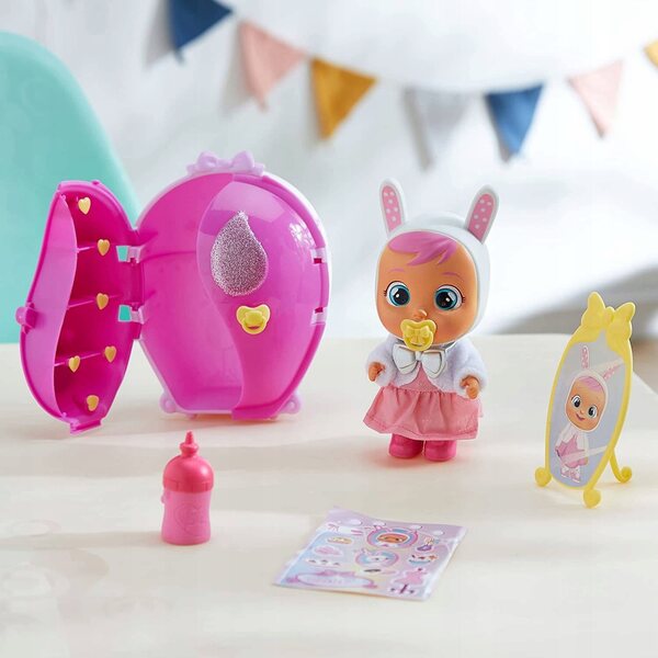 Bambola Cry Babies Magic Tears Dress Me Up Storyland 13 cm con Dometto e Vestiti