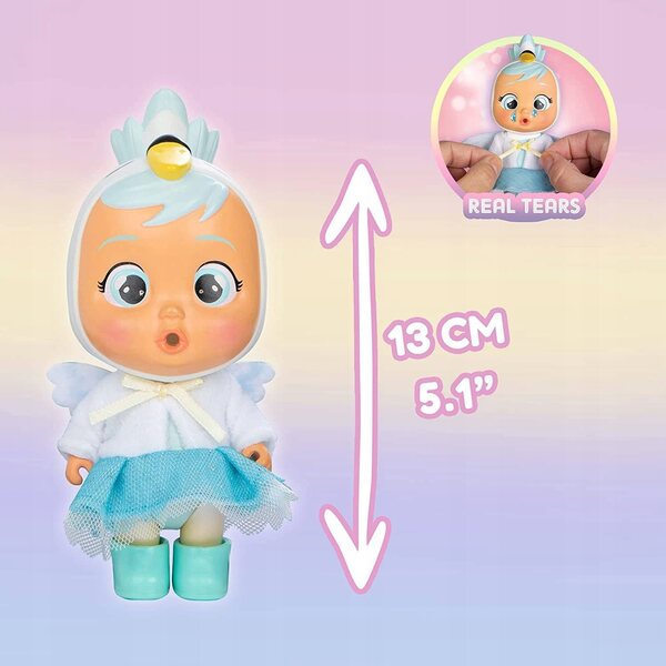 Bambola Cry Babies Magic Tears Dress Me Up Storyland 13 cm con Dometto e Vestiti