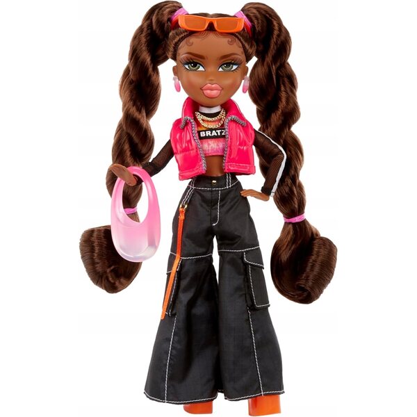 Bratz Alwayz Sasha Streetwear mit Modeaccessoires und trendigen Outfits, 25 cm große Puppe