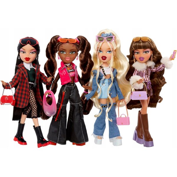 Bratz Alwayz Sasha Streetwear mit Modeaccessoires und trendigen Outfits, 25 cm große Puppe