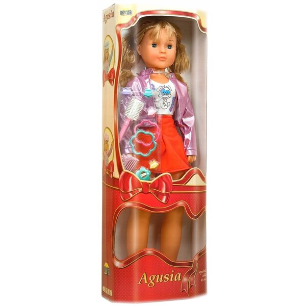 Babypuppe Agusia 82 cm mit Haarschmuck für Kinder ab 3 Jahren Dromedar