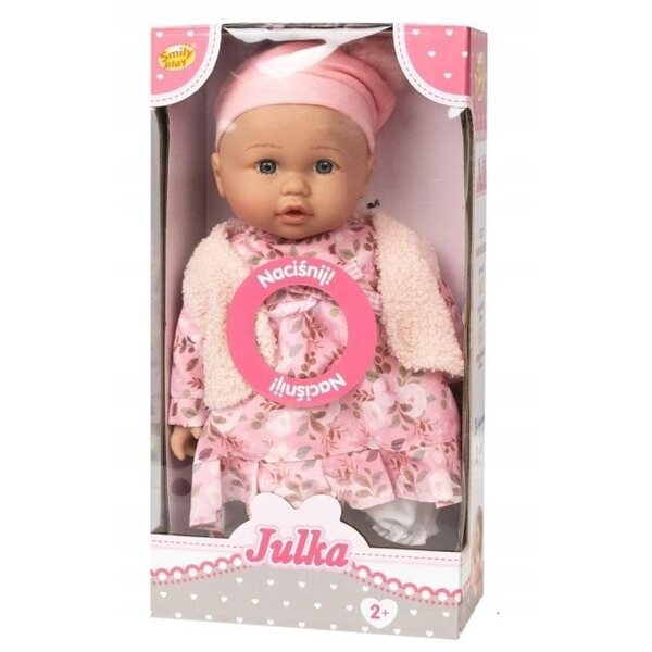 Bambola interattiva Julka Bobas che parla e canta Smily Play 33 cm