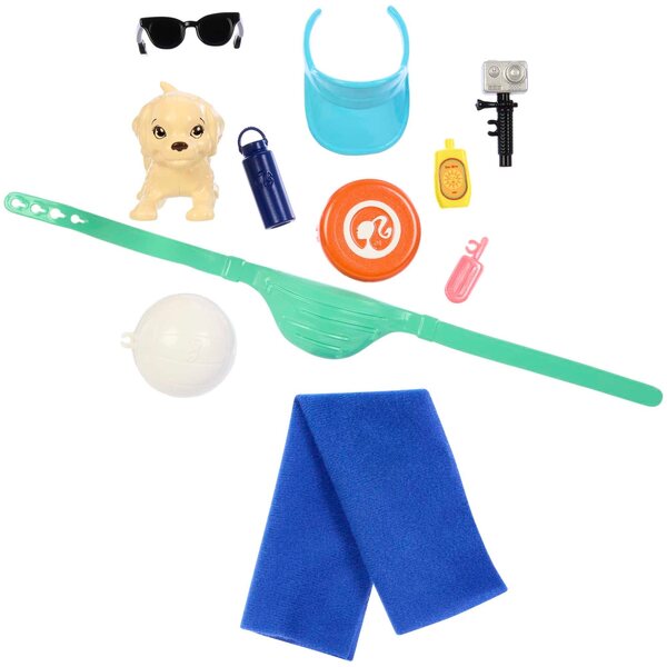 Barbie Ken HPT50 Surfer mit Brett und Zubehör – Sommerspiel für Kinder