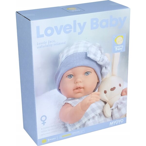 Bambolina Realistica 33 cm con Marsupio e Accessori - Gioco Educativo e Morbido