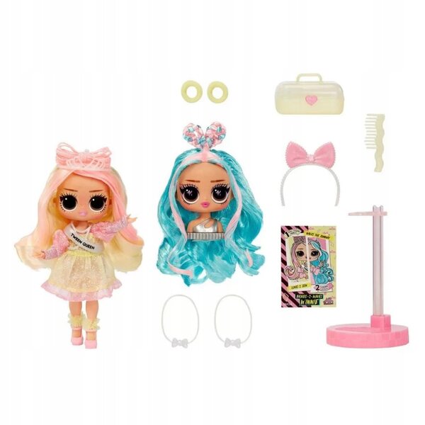 Bambola Winnie LOL Surprise Tweens Swap con testa intercambiabile e accessori 2in1