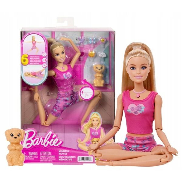 Barbie Meditazione Rilassante Interattiva con Luce, Suoni e Accessori Inclusi