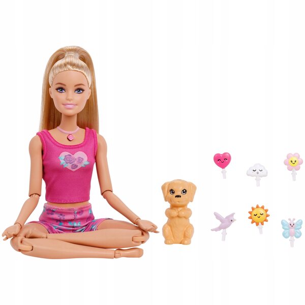 Barbie Meditazione Rilassante Interattiva con Luce, Suoni e Accessori Inclusi