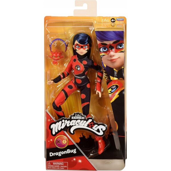 Lutka Miraculous Ladybug 26 cm - Ladybug i mačak Nero prijatelji