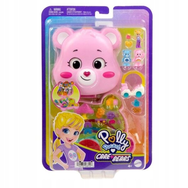 Polly Pocket Troskliwe Misie ensemble compact avec micro-poupées et accessoires