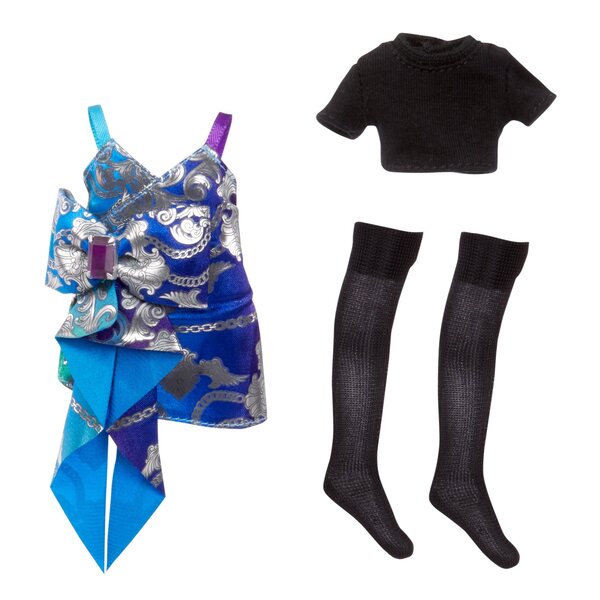 Bambola MGA Rainbow High Junior Holly De'Vious con accessori e abbigliamento scuola 24 cm