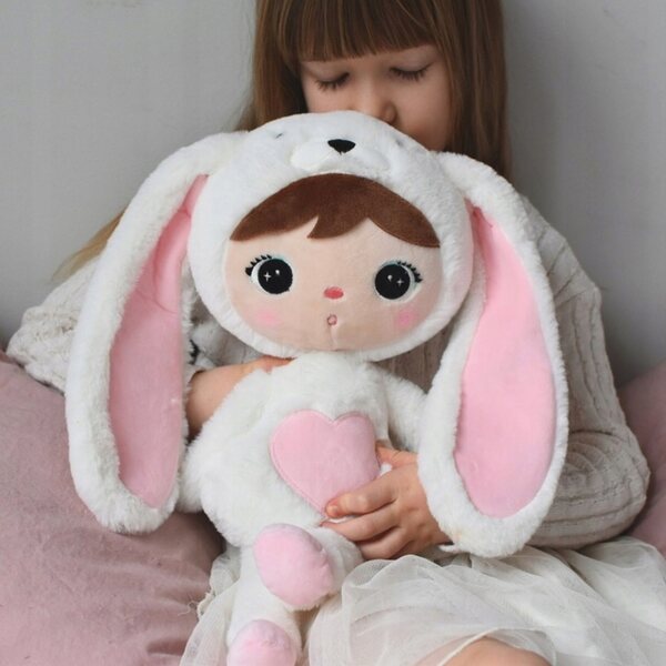 Cremefarbener Hase 48 cm Metoo personalisiert mit Namen für Babys und Kinder