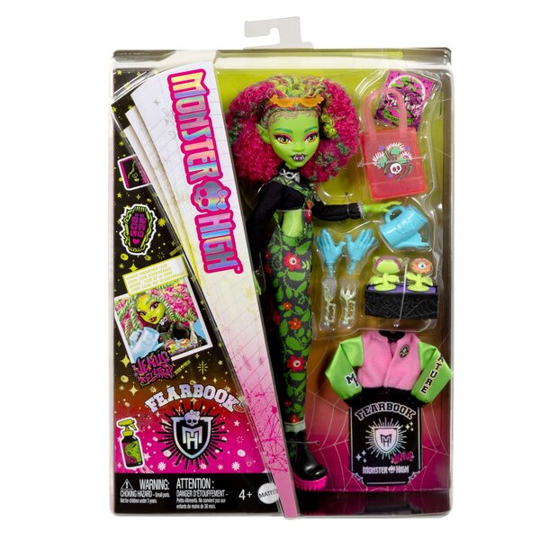 Bambola Monster High Fearbook Venus McFlytrap 29 cm Originale Mattel