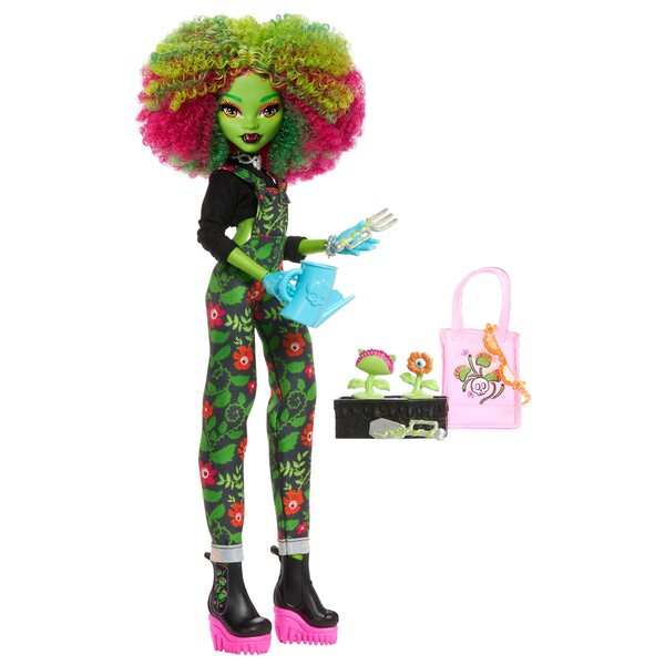Bambola Monster High Fearbook Venus McFlytrap 29 cm Originale Mattel