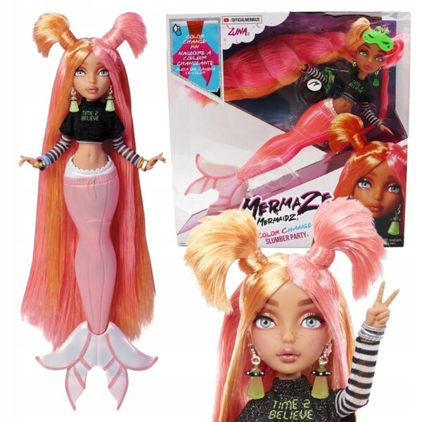 Mermaze Mermaidz Zuma bambola 29 cm con coda cambia colore per bambini 4+