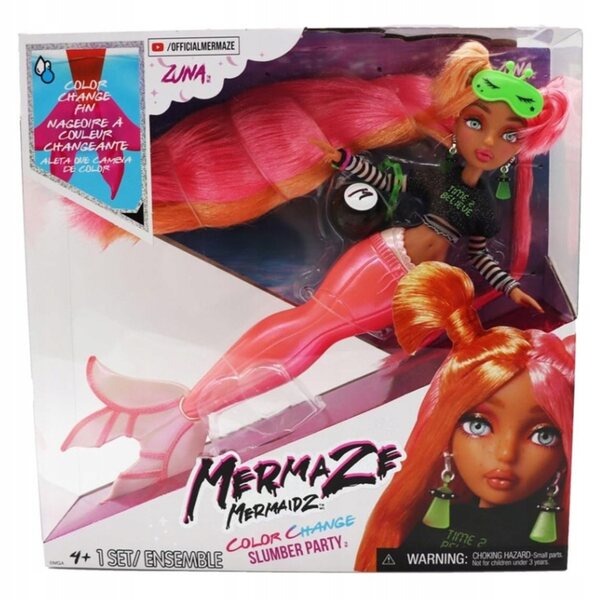 Mermaze Mermaidz Zuma bambola 29 cm con coda cambia colore per bambini 4+