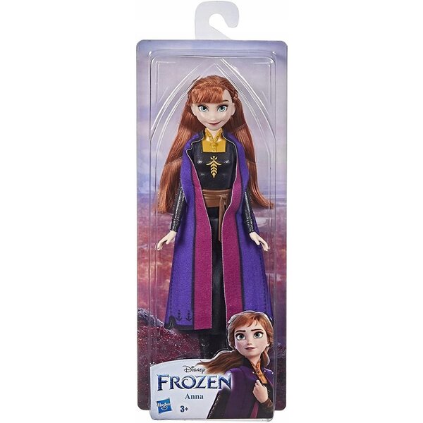 Anna Frozen Frozen Doll Hasbro – Puppe mit 5 Bewegungspunkten, 27 cm
