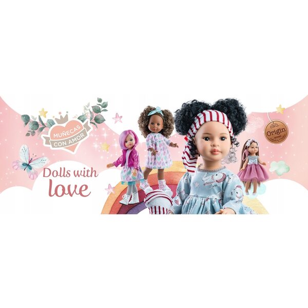 Bambola Paola Reina Miriam 32 cm con articolazioni mobili in vinile profumato