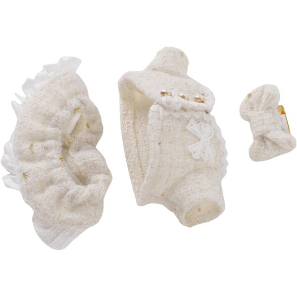 Set vestiti per bambole 17 cm in poliestere colorati con fiocco, per gioco e collezione