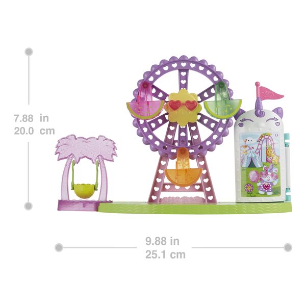 Parc d'attractions Polly Pocket Tropical avec poupée, accessoires et jeux pour enfants