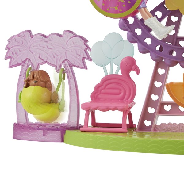 Parc d'attractions Polly Pocket Tropical avec poupée, accessoires et jeux pour enfants