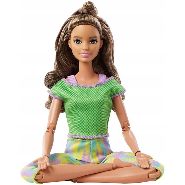 Barbie Made to Move con 22 punti di articolazione e abbigliamento rosa da ginnastica