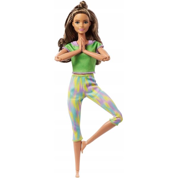 Barbie Made to Move con 22 punti di articolazione e abbigliamento rosa da ginnastica