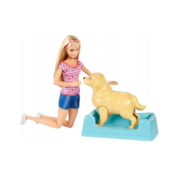Barbie Nascita dei Cani Mattel - Interattivo con Cuccioli che Cambiano Colore
