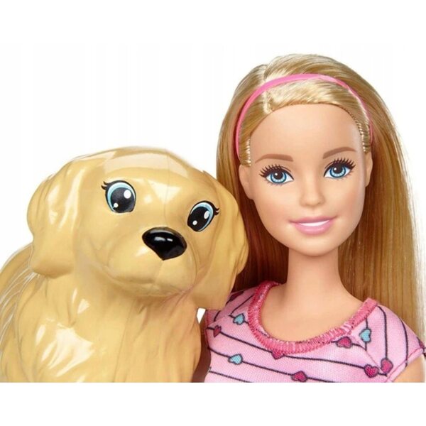 Barbie Nascita dei Cani Mattel - Interattivo con Cuccioli che Cambiano Colore