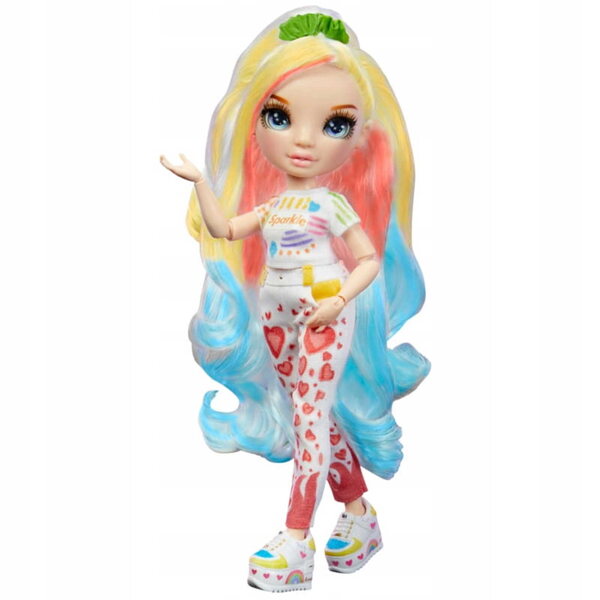 Bambola Rainbow High Color & Create con accessori e pennarelli lavabili