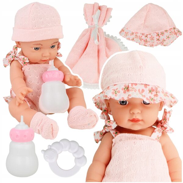 Baby Baby Doll 30 cm con accessori per la pappa e vestiti per bambina