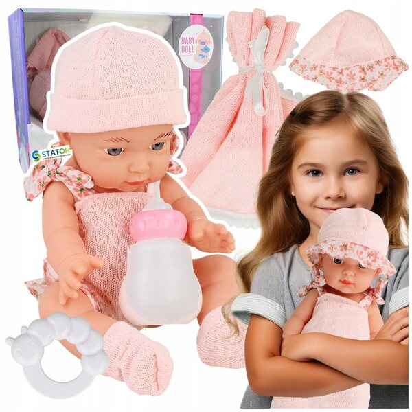 Baby Baby Doll 30 cm con accessori per la pappa e vestiti per bambina