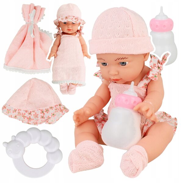 Baby Baby Doll 30 cm con accessori per la pappa e vestiti per bambina