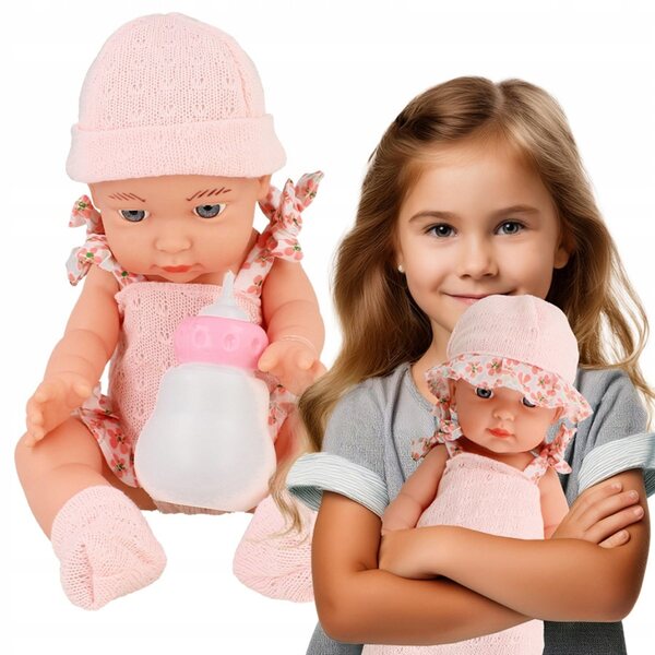 Baby Baby Doll 30 cm con accessori per la pappa e vestiti per bambina