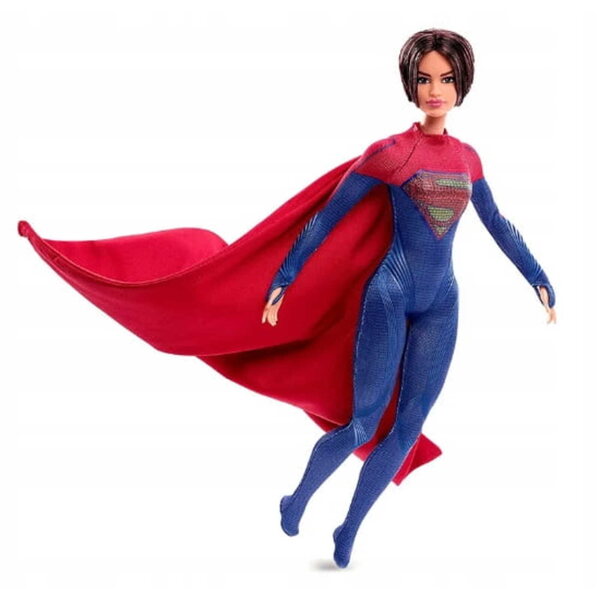 Barbie Supergirl DC Flash Mattel Sammlerpuppe mit rotem Umhang