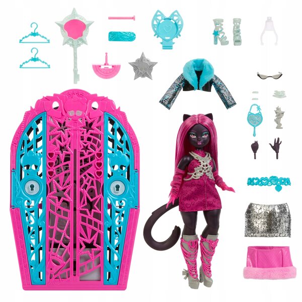 Monster High Catty Noir Modepuppe 29 cm Scarysecrets-Serie