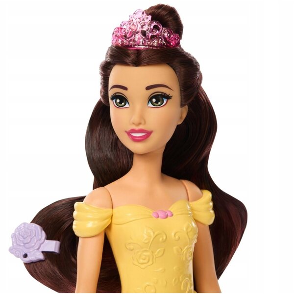 Disney Prinzessin Bella mit Hund und Zubehör – 32 cm große Puppe und Spielset