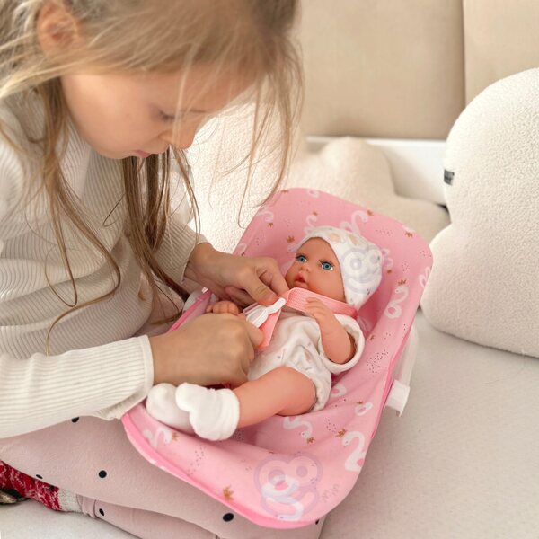 Woopie Royal Set Lalla Bobas 30,5 cm con marsupio Rosa per Bambini