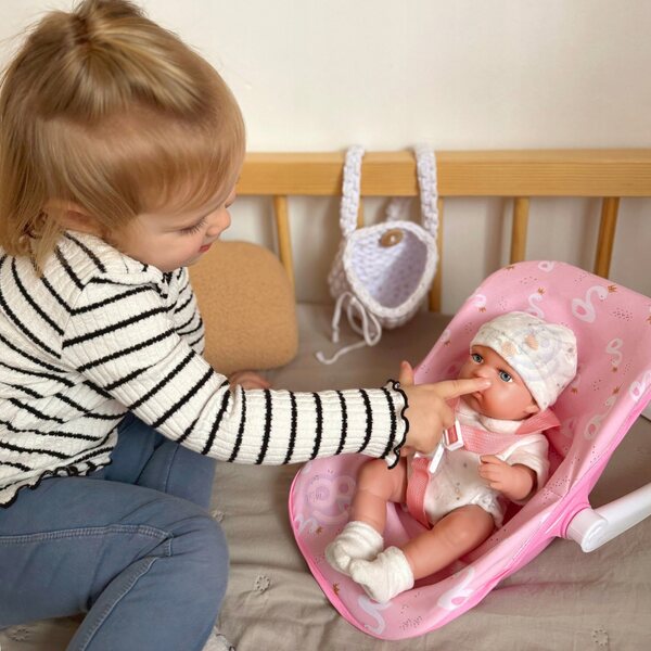 Woopie Royal Set Lalla Bobas 30,5 cm con marsupio Rosa per Bambini